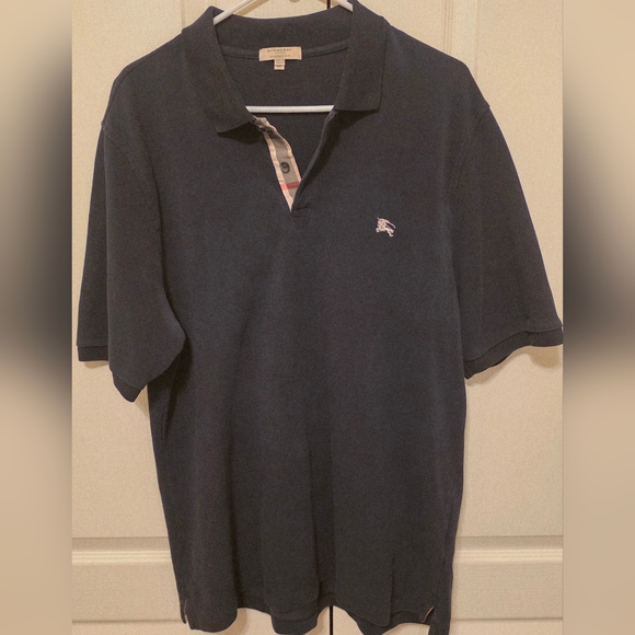 Burberry London Men's XL Black Polo Shirt - Picture 2 of 7